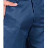 MANCREW - Blue Polycotton Slim - Fit Mens Formal Pants ( Pack of 2 ) - None