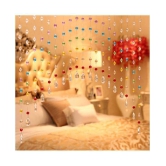 PINDIA Set of 10 Door Beaded String Curtain - Multi Color