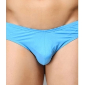 BASIICS By La Intimo - Blue 100% Cotton Mens Briefs ( Pack of 3 ) - XL