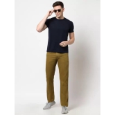 Men Regular Mid Rise Yellow Jeans