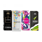 ST.JOHN Cobra ,Desire,Visa & Essence Pocket Perfume For Men 10ml Each (40ml) - Pack of 4