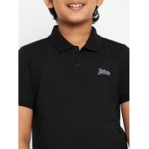 UNIBERRY - Black Cotton Blend Boys Polo T-Shirt ( Pack of 1 ) - None