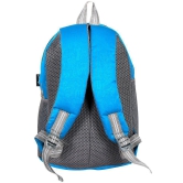 Apnav 15 Ltrs Blue Polyester College Bag - Blue