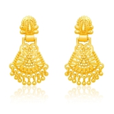 LUV FASHION Golden Chandbalis Earrings ( Pack of 1 ) - Golden