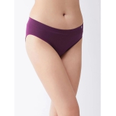 C9 Airwear Purple Nylon Solid Womens Bikini ( Pack of 3 ) - None