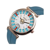 DoubleRun Light Blue Silicon Analog Mens Watch