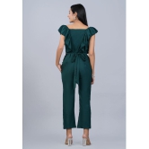 SIPET - Green Rayon Slim Fit Women''s Jumpsuit ( Pack of 1 ) - None