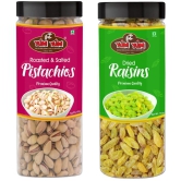 YUM YUM Premium Dry Fruits Combo Pack 300 g (Pistachios 150g & Raisins 150 g)