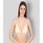 Desiprime - Beige Cotton Blend Non Padded Womens Everyday Bra ( Pack of 1 ) - None