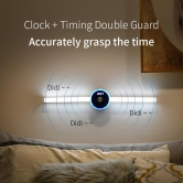 Smart Cabinet Light Clock Timing Sensor Light Removable LED Wardrobe Light Manual Sweep Switch Light-Set