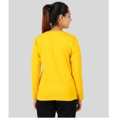 ferocious - Yellow Cotton Regular Fit Womens T-Shirt ( Pack of 1 ) - None