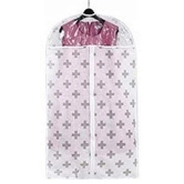 CONNECTWIDE® Printed Design Clear Plastic Suit Cover Garment Clothes Travel Protector Bag Zippered