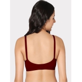 IN CARE LINGERIE - Maroon Cotton Non Padded Womens T-Shirt Bra ( Pack of 1 ) - None