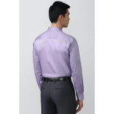 Men Purple Regular Fit Formal Full Sleeves Formal Shirt