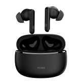 Noise Aura Buds in-Ear Truly Wireless Earbuds with 60H of Playtime, Quad Mic with ENC, Dual Device Pairing, Instacharge (10 min = 150 min), 12mm Polymer Composite Driver, BT v5.3 Aura Black