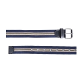 Zacharias - Blue Canvas Mens Casual Belt ( Pack of 1 ) - None