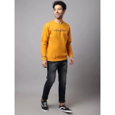 Rodamo Men Mustard Printed Sweatshirt