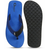 G Best Blue Mens Thong Flip Flop - None