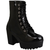 Shoetopia - Black Women''s Ankle Length Boots - None