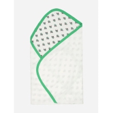 Bodycare - Green Cotton Baby Blanket ( Pack of 1 )