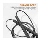 Black Skipping Rope ( Pack of 1 ) - Black