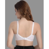 Madam - White Cotton Non Padded Womens T-Shirt Bra ( Pack of 1 ) - None