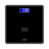 HOFFEN Hoffen Electronic Digital LCD Personal Health Body Fitness Weighing Scale  HO-18 Black