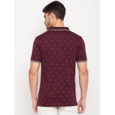 UNIBERRY - Maroon Cotton Blend Regular Fit Mens Polo T Shirt ( Pack of 2 ) - None