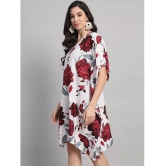 Curvydrobe Crepe White Beach Dresses - Single - None