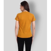 Fabflee Cotton Yellow T-Shirts - Single - M