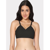 IN CARE LINGERIE - Black Cotton Non Padded Women's Everyday Bra ( Pack of 1 ) - None