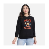 CHOZI Fleece Women''s Non Hooded Sweatshirt ( Black ) - None