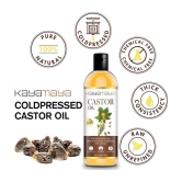 Kayamaya Premium Cold Pressed Castor Oil for Skin and Hair Oil 100 mL Pack of 2