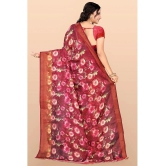 LEELAVATI - Red Cotton Blend Saree With Blouse Piece ( Pack of 1 ) - Red