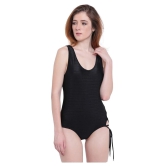 La Intimo Black One Piece Swimming Costume - L