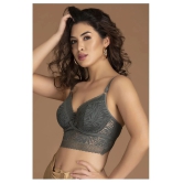 Clovia Lace Bralette - Green - 38B