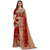 LEELAVATI - Multicolor Georgette Saree With Blouse Piece ( Pack of 1 ) - Multicolor