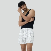 Remix Cotton Boxers Streetlight White S