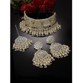 Sukkhi White Alloy Necklace Set ( Pack of 1 ) - White