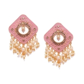 Sukkhi - Golden Drop Earrings ( Pack of 1 ) - Golden