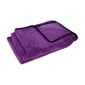 Auto Hub Purple 600 GSM Drying Towel For Automobile ( Pack of 3 )