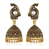 Vighanaharta Antique Finish alloy Jhumki Earring for Women and Girls - Multi Color