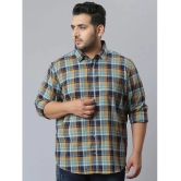 instaFab - Blue Cotton Oversized Fit Mens Casual Shirt ( Pack of 1 ) - None