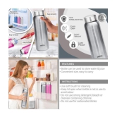 Milton Combo Set Go Electro Stainless Steel Kettle, 1.5 Litres, Silver and Aqua 750 Stainless Steel Water Bottle, 750 ml, Silver | Office | Home | Kitchen | Travel Water Bottle