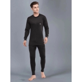 Dollar Pack of 1 Cotton Blend Mens Thermal Tops ( Black ) - None