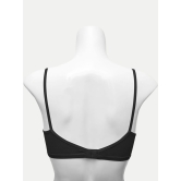 Women Flower Bra - Black Color