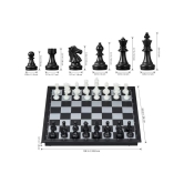 THRIFTKART  --  Magnetic Educational Chess Board Set with Folding Chess Board 2 Players Travel Toys for Kids and Adults - (BROWN)