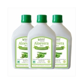 BHUMIJA LIFESCIENCES Aloevera Fiber Rich Juice Health Drink Liquid 3 l Pack of 3