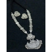 Samridhi DC Silver Alloy Necklace Set ( Pack of 1 ) - Silver