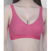 Elina - Pink Cotton Non - Padded Womens T-Shirt Bra ( Pack of 2 ) - None